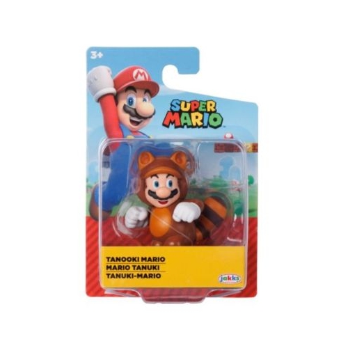Figurina articulata 6cm Nintendo Mario Tanooki Mario