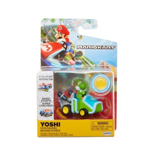 Figurina 5cm Yoshi cu masinuta
