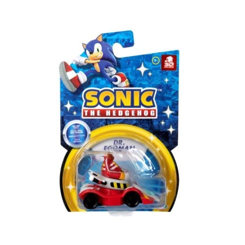 Figurina cu masinuta din metal 6cm Nintendo Sonic 30 de ani editie aniversara Dr Eggman