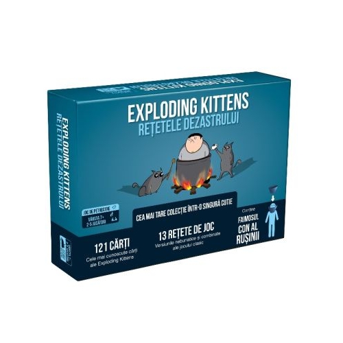 Joc de societate Exploding Kittens Retetele Dezastrului