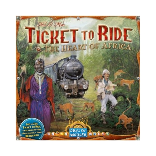Joc de societate Ticket to Ride extensie Collection Heart of Africa limba engleza