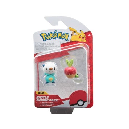 Set 2 figurine de actiune Pokemon S14 Applin amp Oshawott