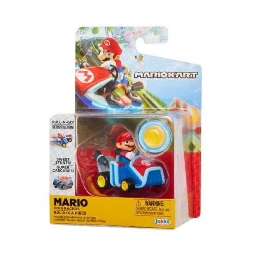 Figurina 5cm Mario cu masinuta