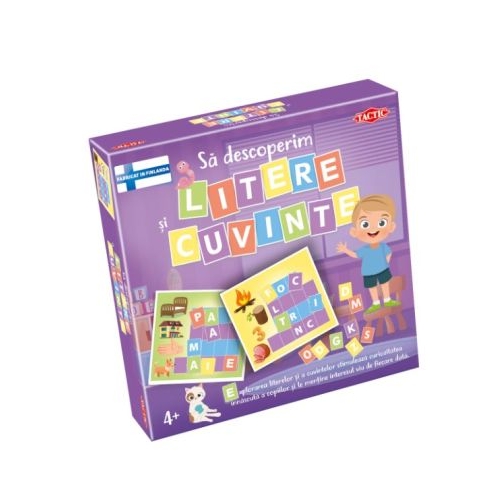 Joc educativ Tactic Sa descoperim litere si cuvinte