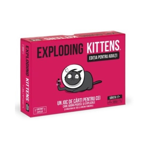 Joc de societate Exploding Kittens editia pentru adulti limba romana