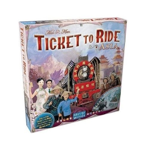 Joc de societate Ticket to Ride extensie Map Collection Asia limba engleza