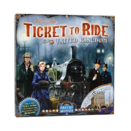 Joc de societate Ticket to Ride extensie Collection UK/Pennsylvania limba engleza