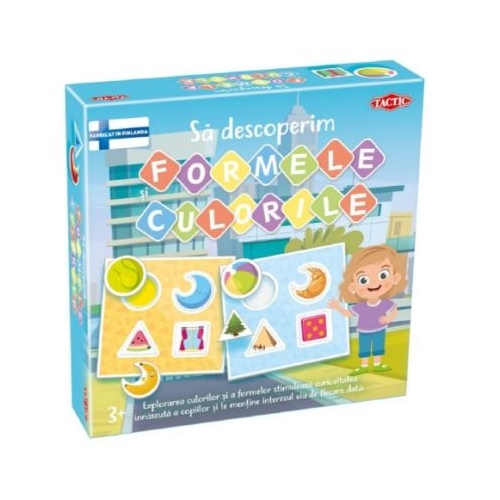 Joc educativ Tactic Sa descoperim formele si culorile