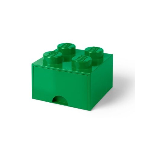 Cutie depozitare LEGO 2x2 cu sertar verde 40051734