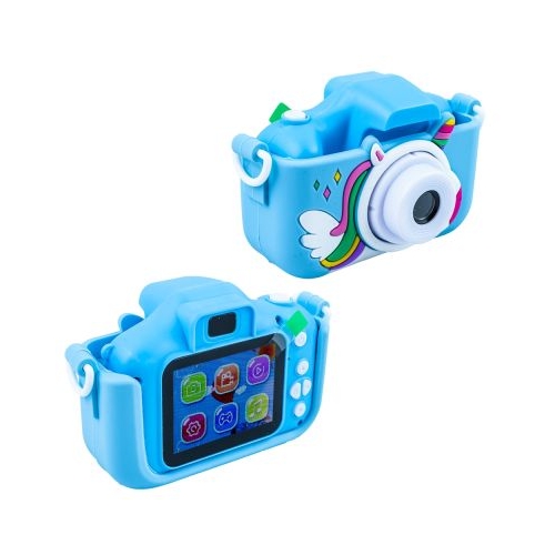 Aparat Foto pentru copii model unicorn albastru