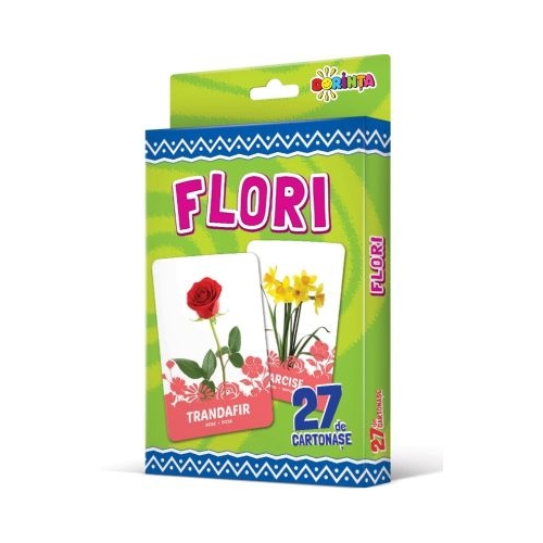 27 de cartonase. Flori