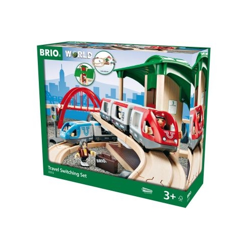 Set trenulet cu statie de legatura BRIO