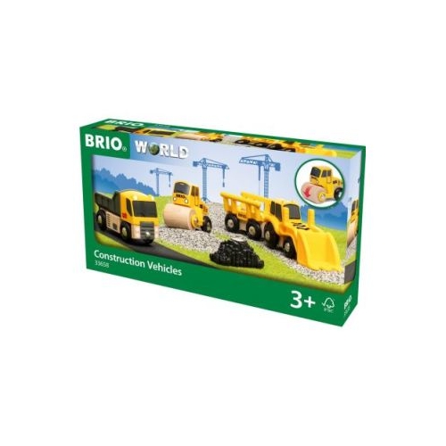 Set cu vehicule pentru constructii BRIO