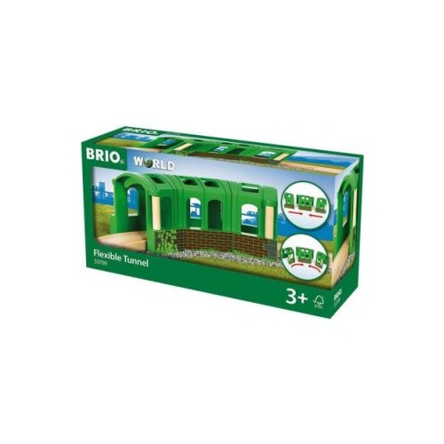 Tunel flexibil din 3 bucati pentru trenulete BRIO