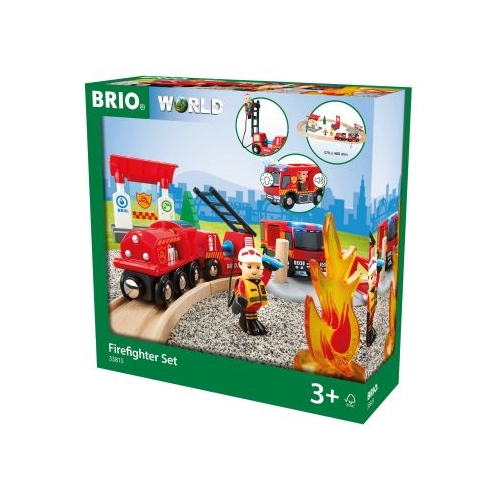 Set trenulet pompieri BRIO