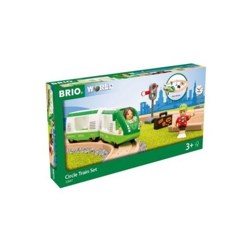 Set trenulet cu sine si figurine  accesorii feroviare BRIO