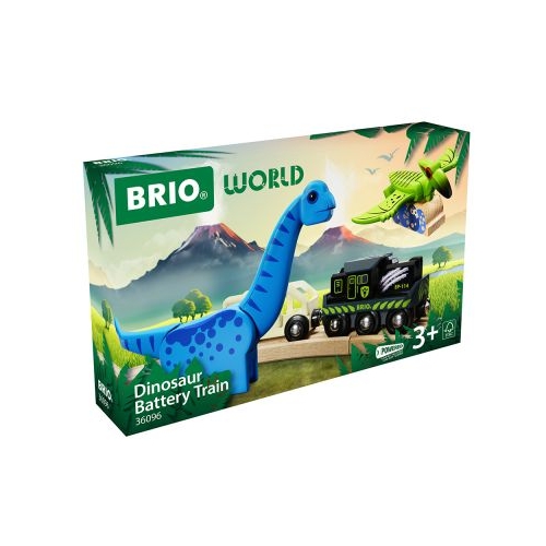 Trenulet cu baterii aventura dinozaurilor BRIO