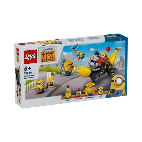 LEGO Minions. Minionii si masina-banana 75580 136 piese