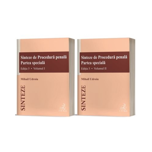 Sinteze de Procedura penala. Partea speciala vol. 1  vol. 2 Editia 5 - Mihail Udroiu