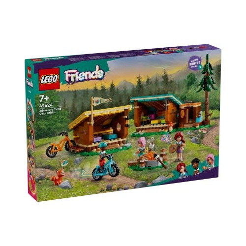 LEGO Friends. Cabane in tabara de aventuri 42624 437 piese