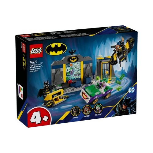 LEGO DC Super Heroes. Batcave cu Batman Batgirl si Joker 76272 184 piese