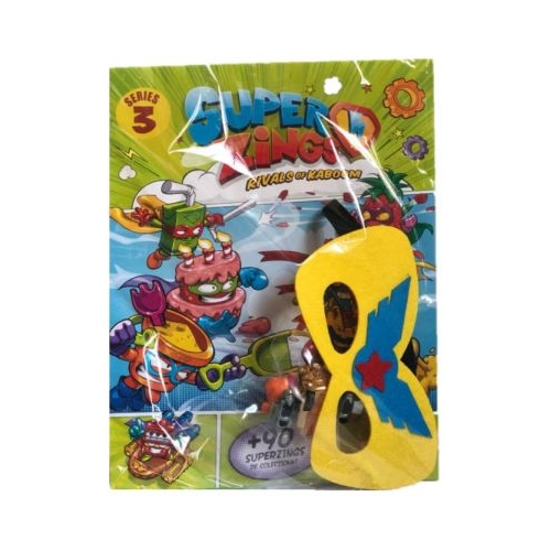 Set de joaca cu masca masinuta si figurina SuperZings