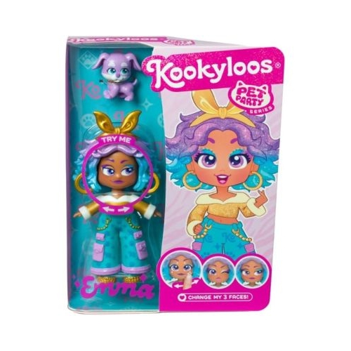 Papusa Kookyloos Pets Party - Emma