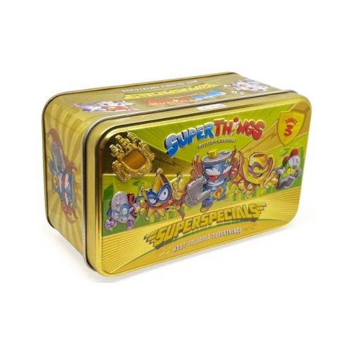 Set figurine in cutie metalizata seria 3 SuperThings - SuperSpecials