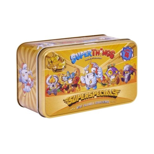 Set figurine in cutie metalizata seria 4 SuperThings - SuperSpecials