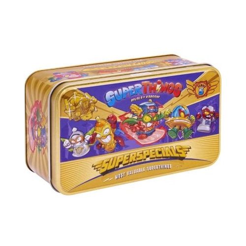 Set figurine in cutie metalizata seria 5 SuperThings - SuperSpecials