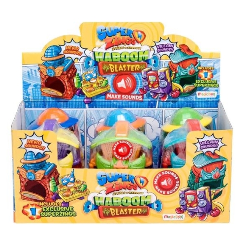 Set de joaca cu figurina SuperZings - Kaboom Blaster