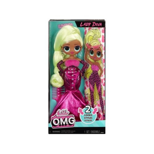 Papusa Fashionista cu accesorii OMG Lady Diva