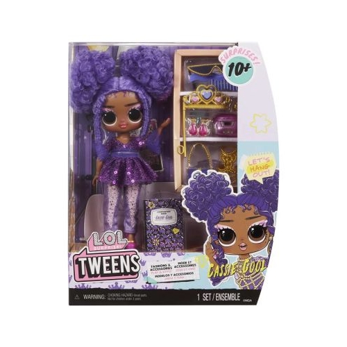 Papusa fashionista Cassie Cool cu surprize LOL Surprise Tweens