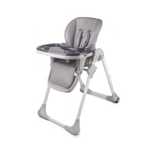 Scaun de masa Yummy pliabil gri Kinderkraft