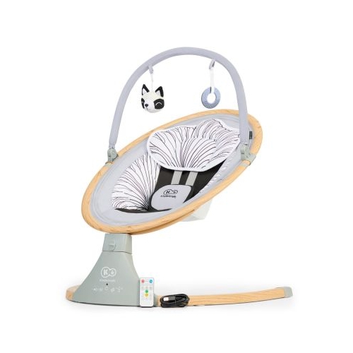 Leagan electric Lumi gri 2 in 1 Kinderkraft