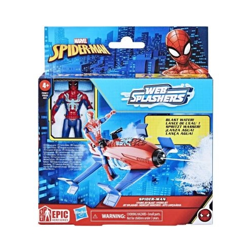 Figurina cu vehicul hydro jet Spider-Man Web Splashers