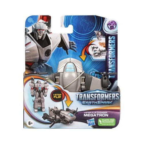 Figurina 2 in 1, 6 cm Transformers 7 Earthspark, Megatron
