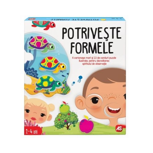 Joc educativ Potriveste formele As Games