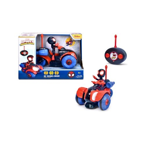 Masinuta radiocomanda Miles Morales Techno Racer scara 1:24