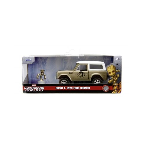 Set Marvel Masinuta metalica Ford Bronco si figurina Groot