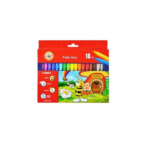 Carioca 18 Culori Bees Koh-I-Noor