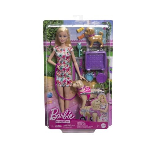 Papusa cu catei you can be Barbie