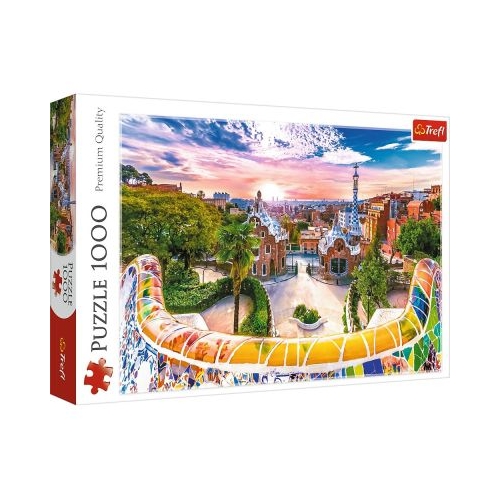 Puzzle 1000. Apus peste Barcelona Trefl