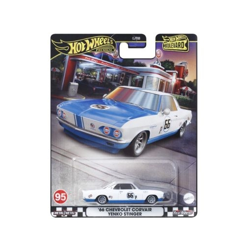 Masinuta metalica Chevrolet Corvair Yenko Stinger 66 scara 1/64 Hot Wheels Premium Boulevard