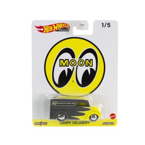 Masinuta metalica Dairy Delivery scara 1 64 Hot Wheels Premium Real Riders Pop Culture