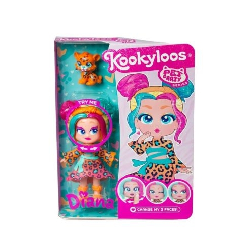 Papusa Kookyloos Pets Party - Diana