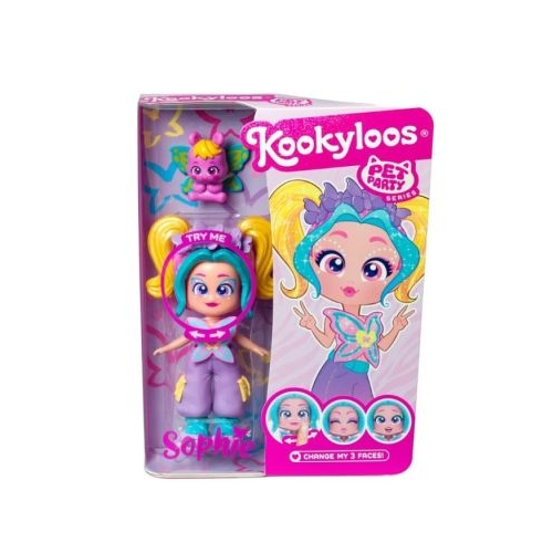Papusa Kookyloos Pets Party - Sophie