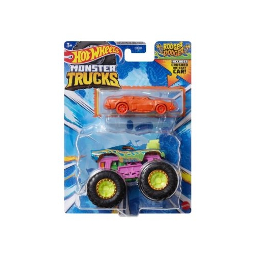Masinuta metalica Rodger Dodger Hot Wheels Monster Truck