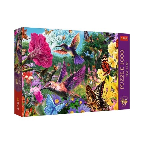 Puzzle 1000 piese Premium Plus Teatime. Gradina cu colibri Trefl