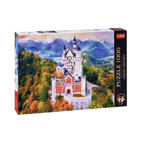Puzzle 1000 piese Premium Plus Teatime. Castelul Neuschwanstein Germania Trefl